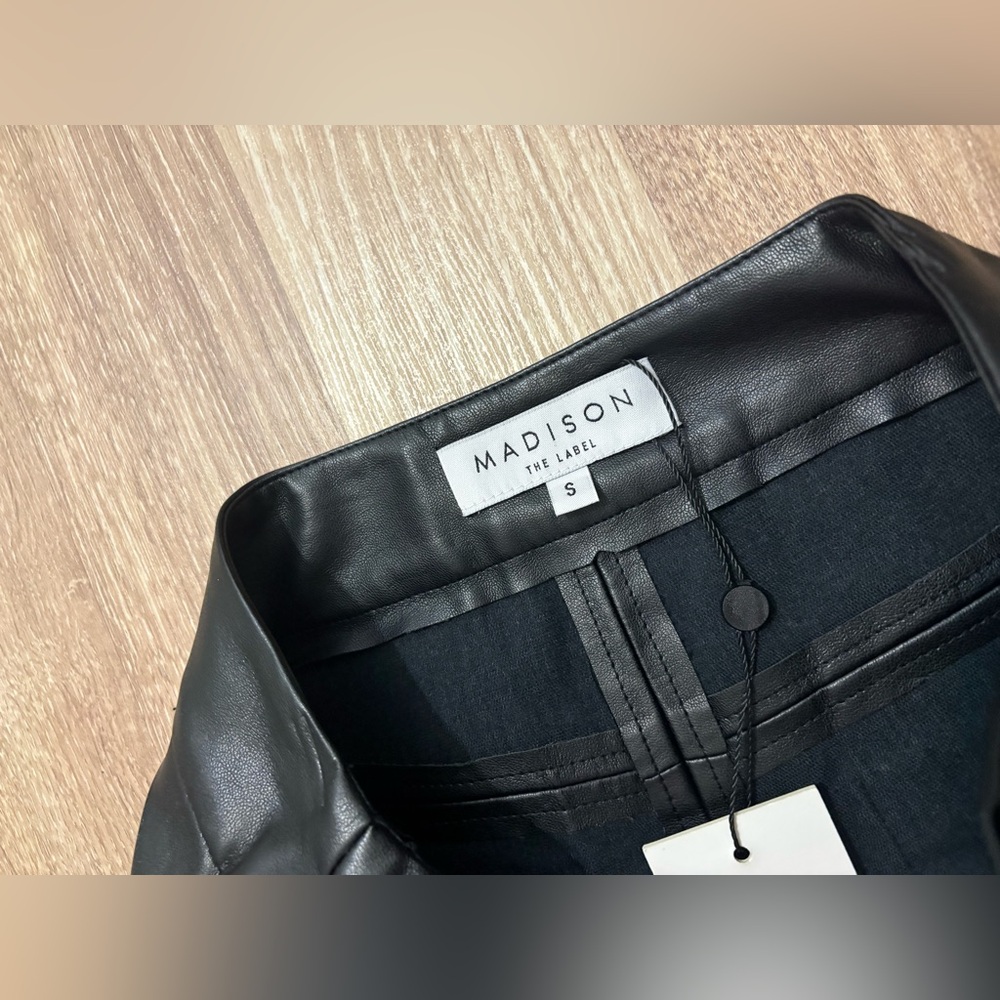 Brand new tags Black Leather Pants - Picture 8 of 16